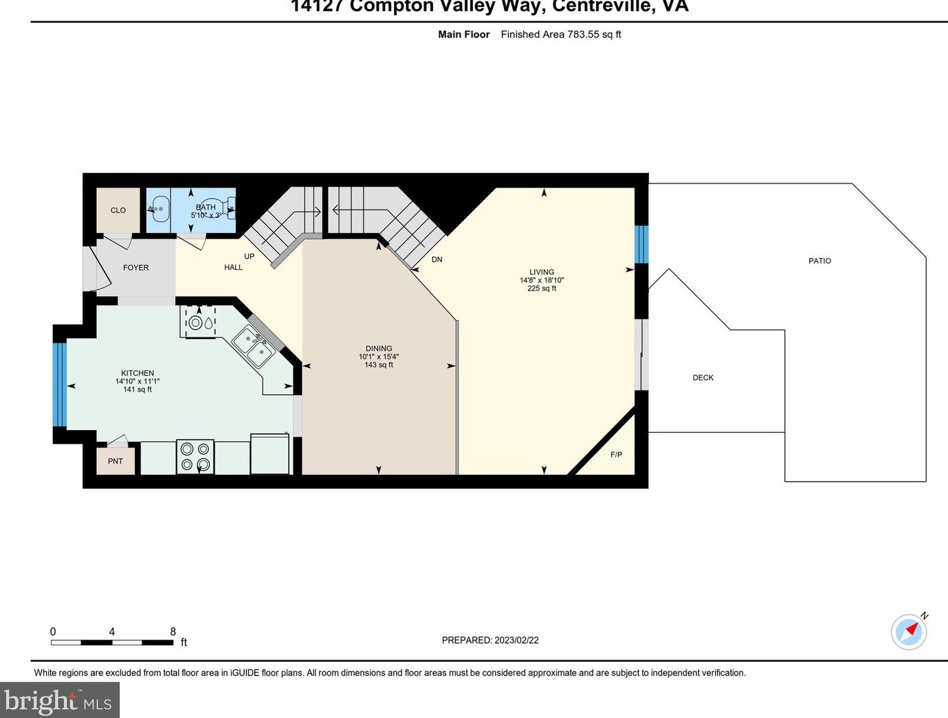 14127 Compton Valley Way, Centreville VA  20121-5002 exterior