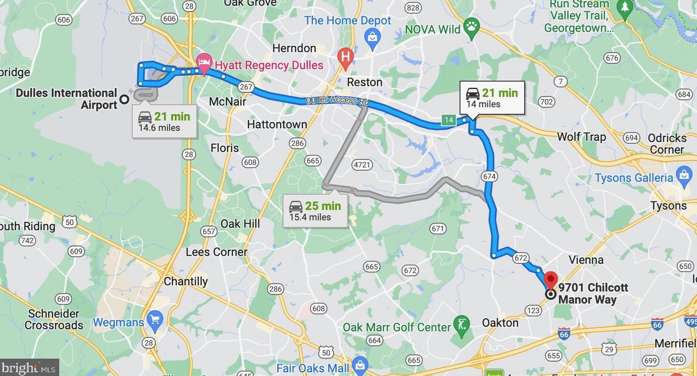 9701 Chilcott Manor Way, Vienna VA  22181-5400 exterior