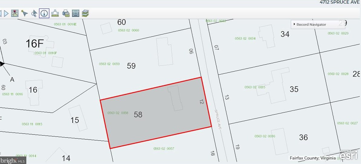 4712 Spruce Ave, Fairfax VA  22030-6222 exterior