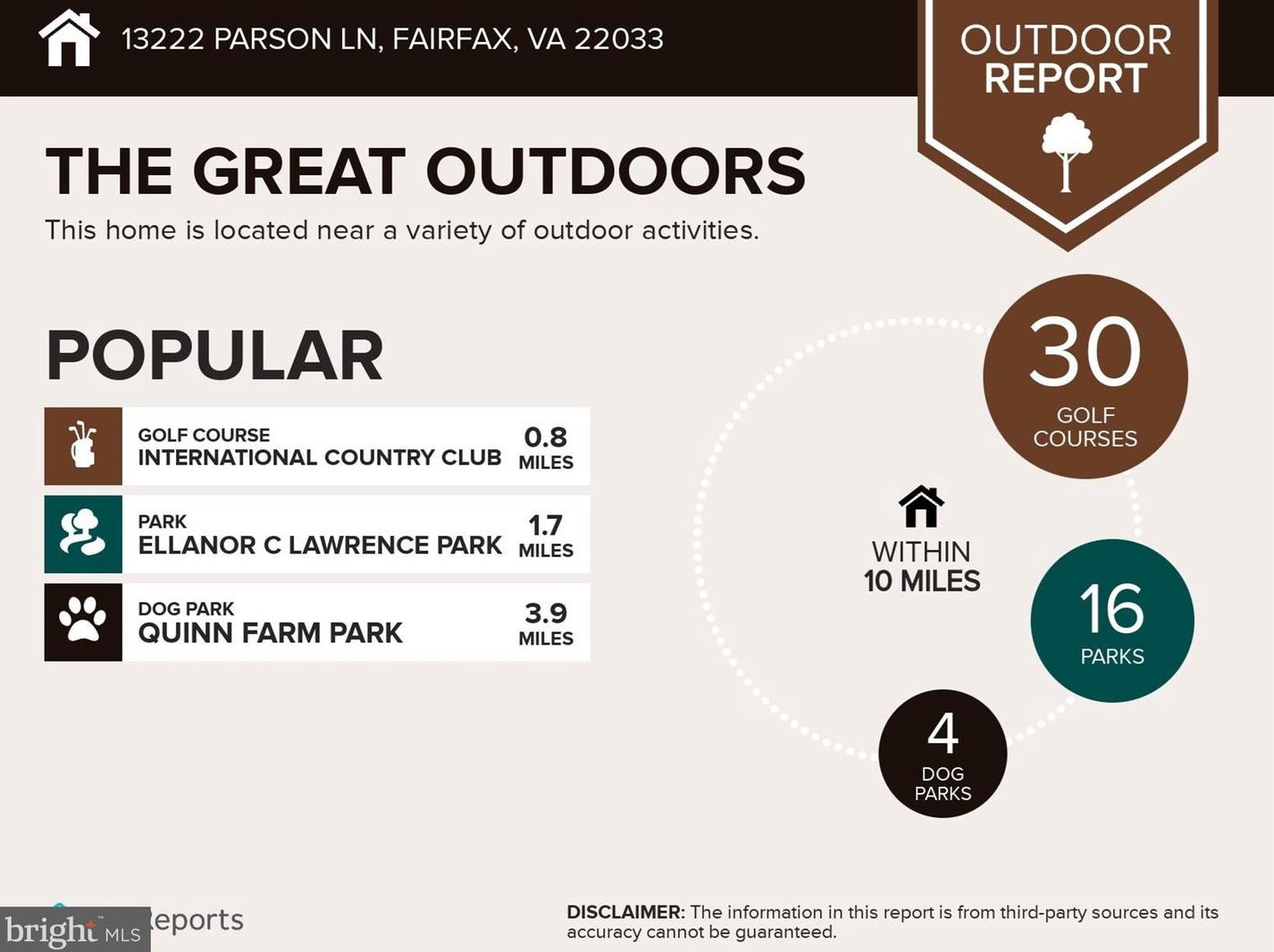 13222 Parson Ln, Fairfax VA  22033-3402 exterior