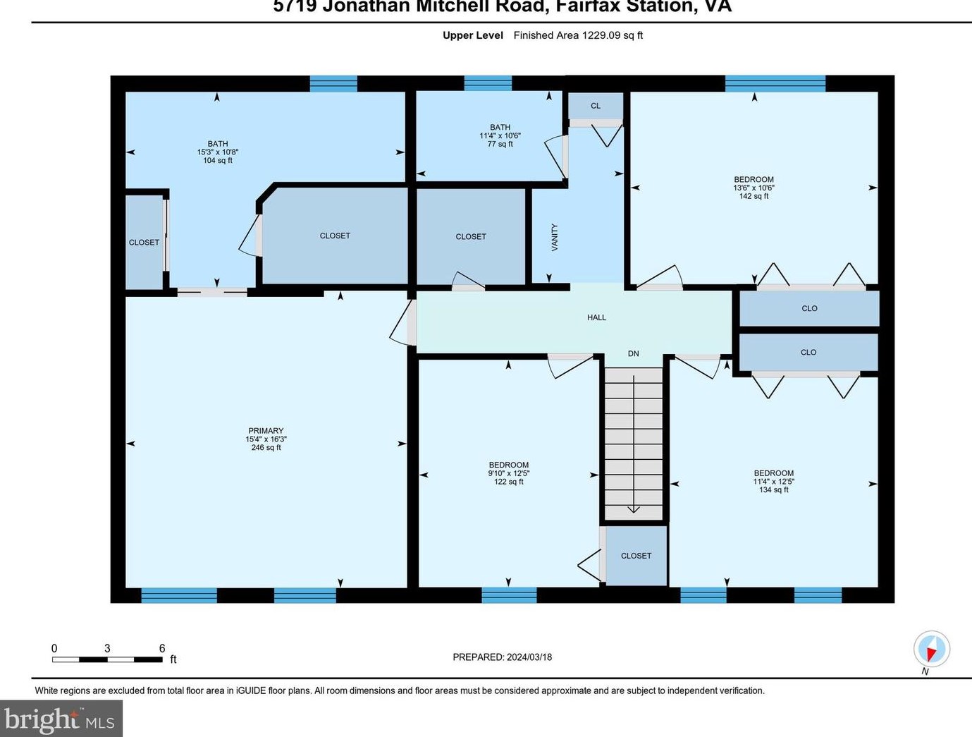 5719 Jonathan Mitchell Rd, Fairfax VA  22039-1402 exterior