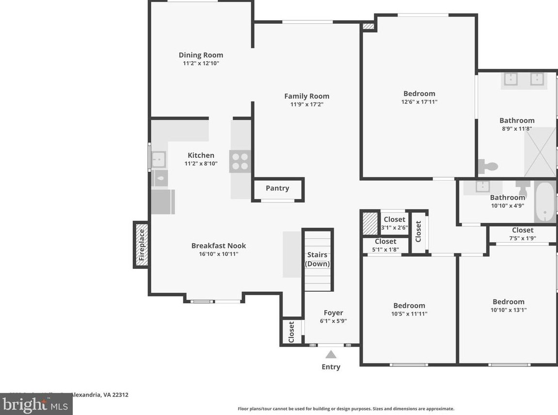 6555 Spring Valley Dr, Alexandria VA  22312-2134 exterior