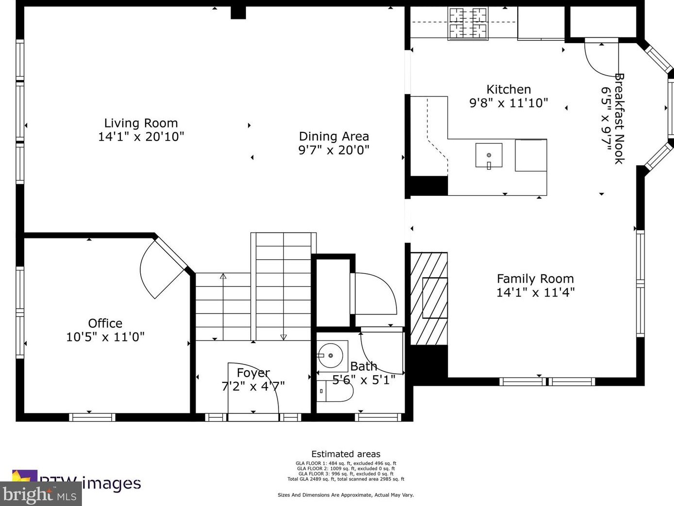 9245 Laurel Ridge Crossing Rd, Lorton VA  22079-2959 exterior