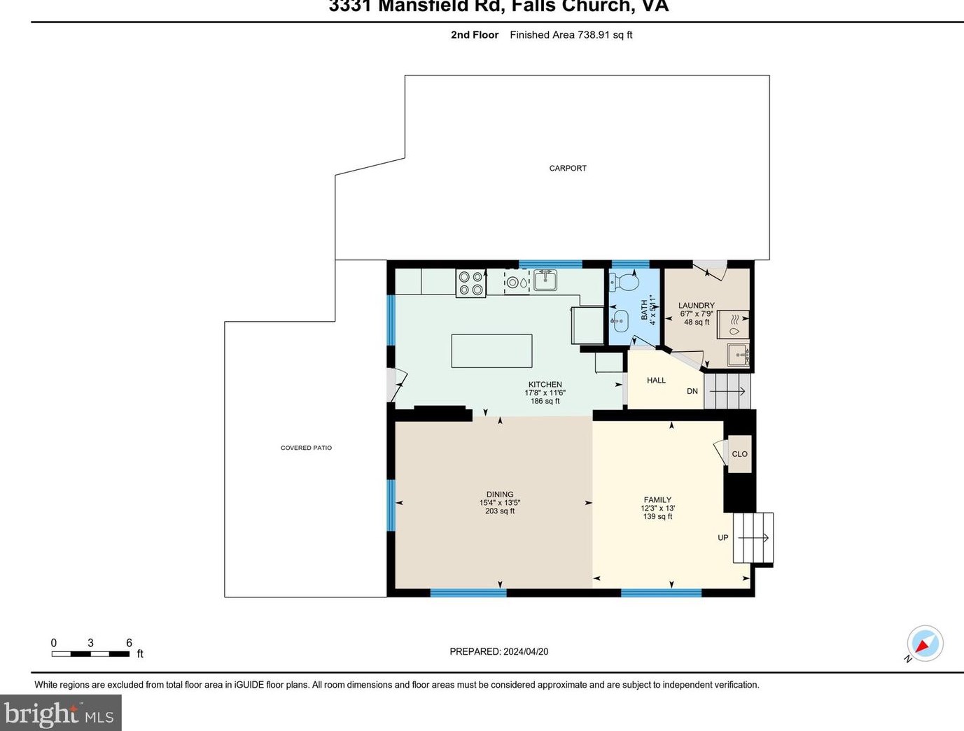 3331 Mansfield Rd, Falls Church VA  22041-1709 exterior
