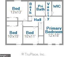 7601 Woodstown Dr, Springfield VA  22153-3532 exterior