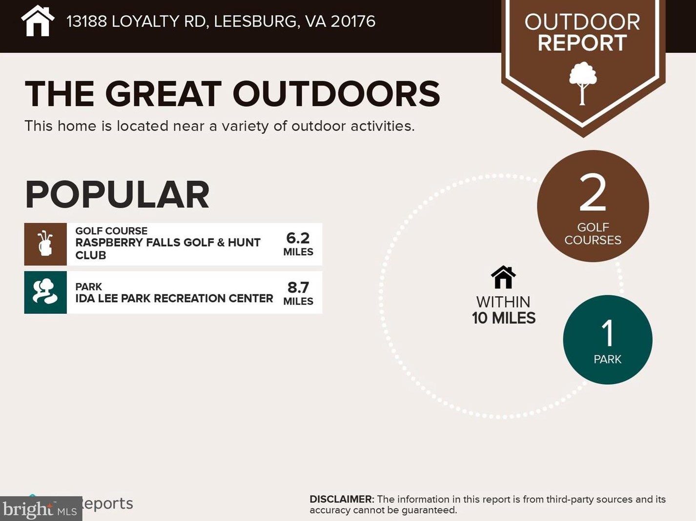 13188 Loyalty Rd, Leesburg VA  20176-6112 exterior