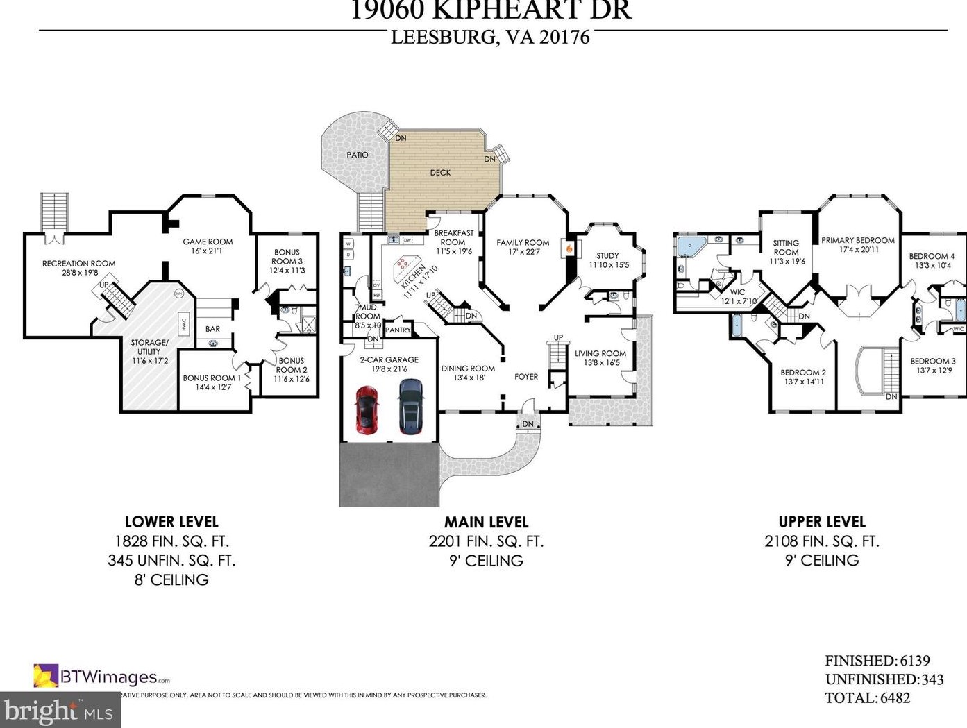 19060 Kipheart Dr, Leesburg VA  20176-8416 exterior