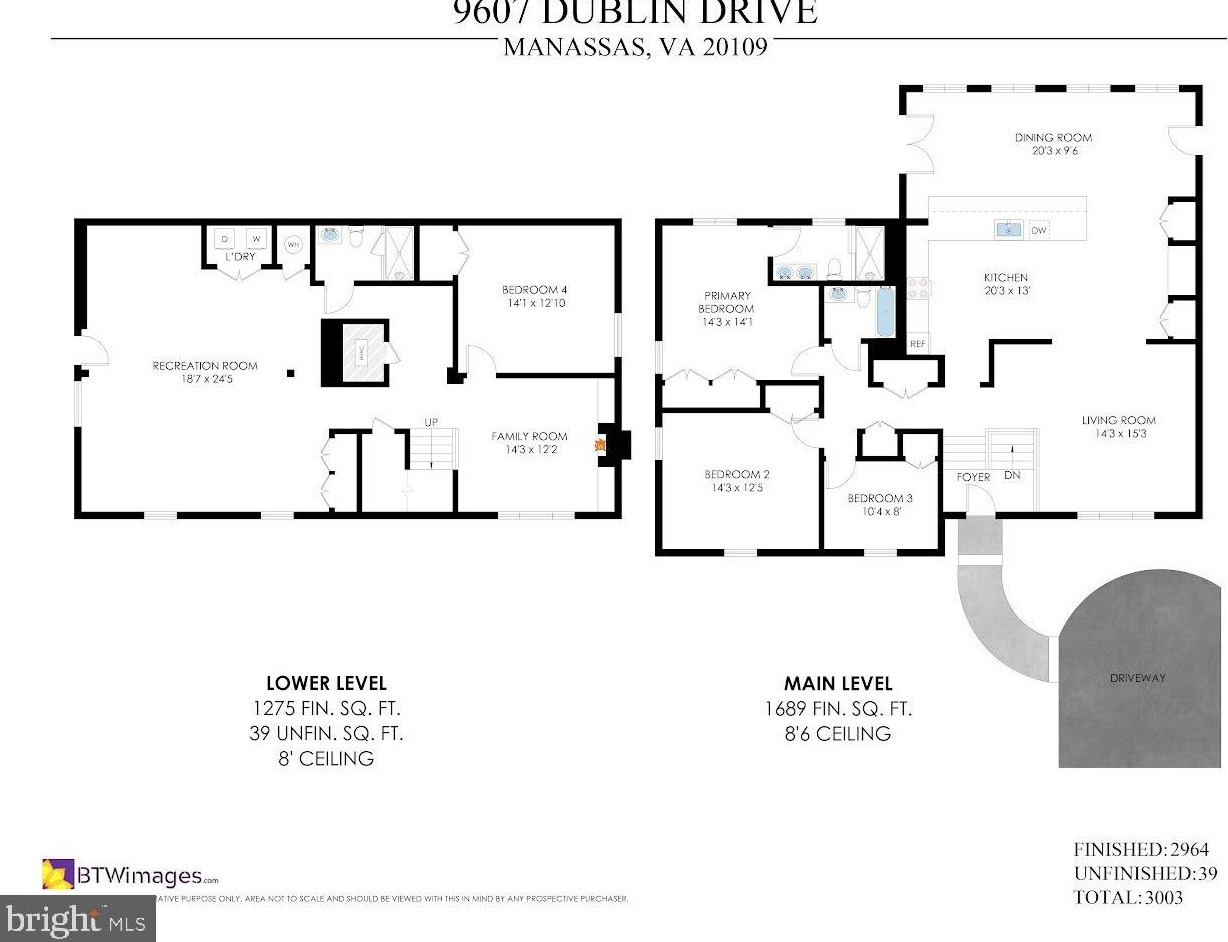 9607 Dublin Dr, Manassas VA  20109-3355 exterior