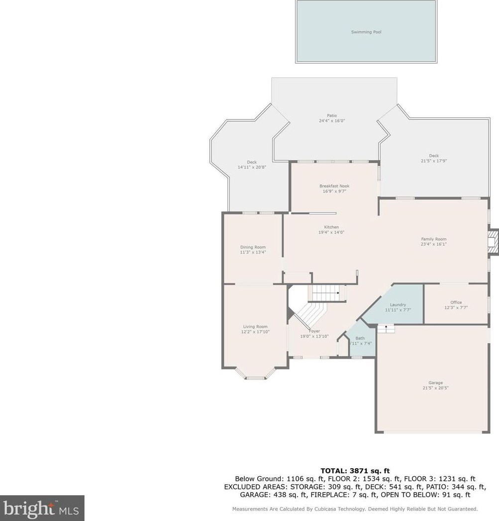 2 Kinross Dr, Stafford VA 22554-6579 exterior