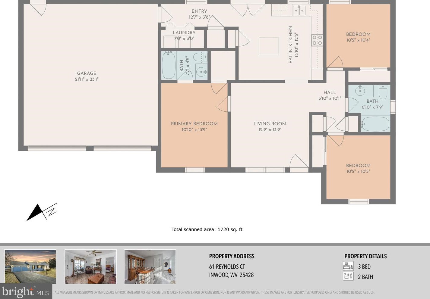 61 Reynolds Ct, Inwood WV  25428-4378 exterior